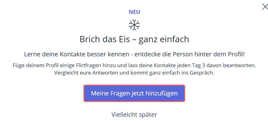 Zusammen Brich das Eis